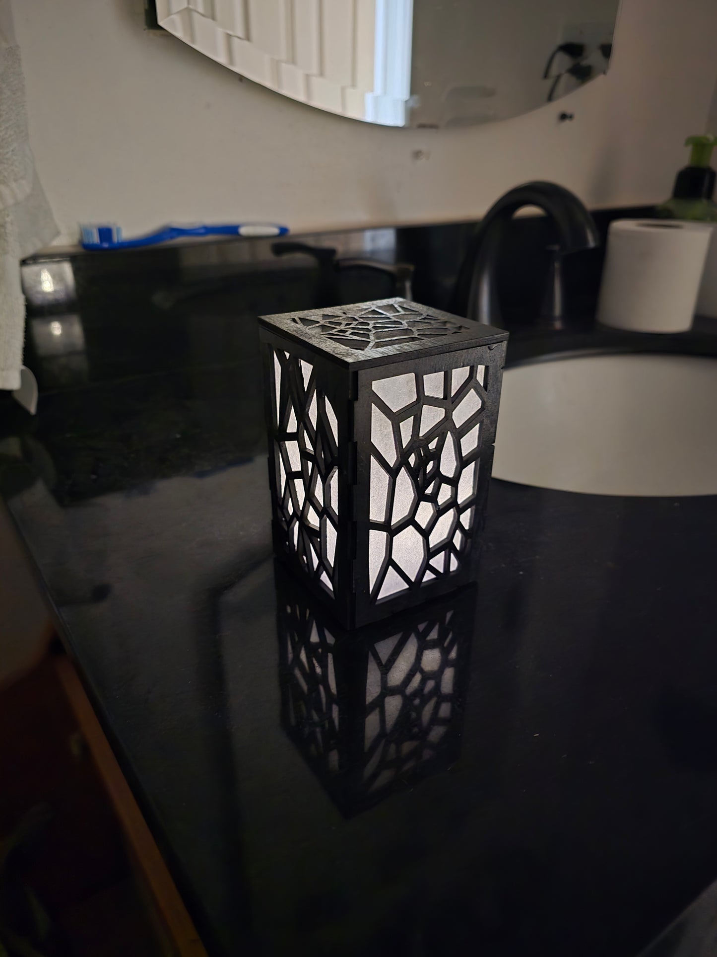 Black Tea light Lantern