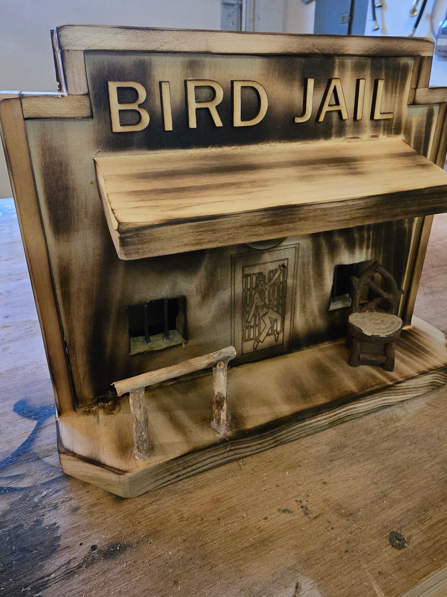 Bird Jail - Birdhouse